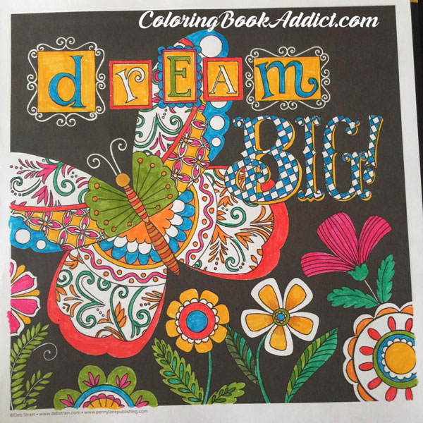 One Sided Coloring Books for adult marker lovers